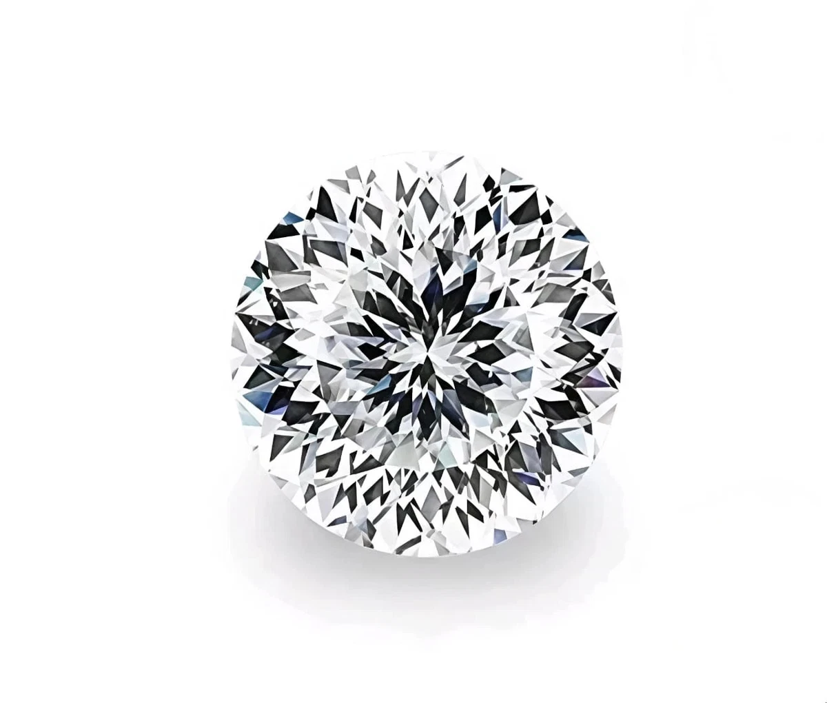 Diamant Brut Naturel 2.00 Ct - Couleur D - Pureté VVS1 - Taille Ronde 8.5 Mm - Certifié GDL