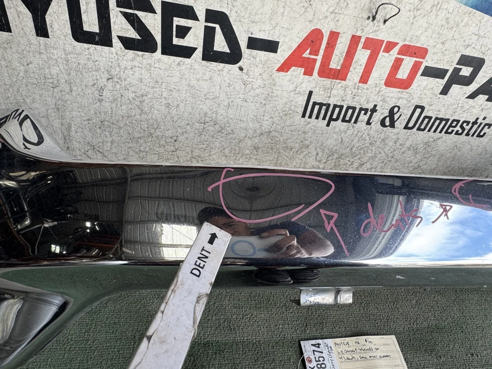 w/3dents 2016 2017 2018 CHEVROLET SILVERADO 1500 FRONT BUMPER OEM AX98574 - Image 4 of 4