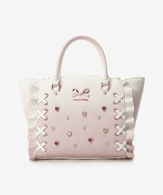 Samantha Vega 2way ショルダーバッグ Samantha Vega 2Way Bag Shoulder Lace-up Heart Bijou Frill Flutter