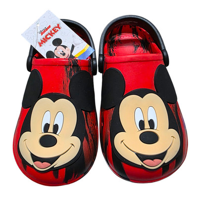 Disney Toddler Clogs Mickey Mouse Red Unisex Sz 7/8,9/10,11/ 12 Back SwivelStrap