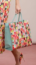 Elisabetta Franchi Borsa Stampa Lettering 