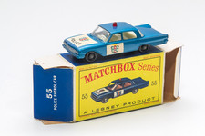 Matchbox Lesney Police Patrol Car 55 No Majorette No Hotwheels No Siku