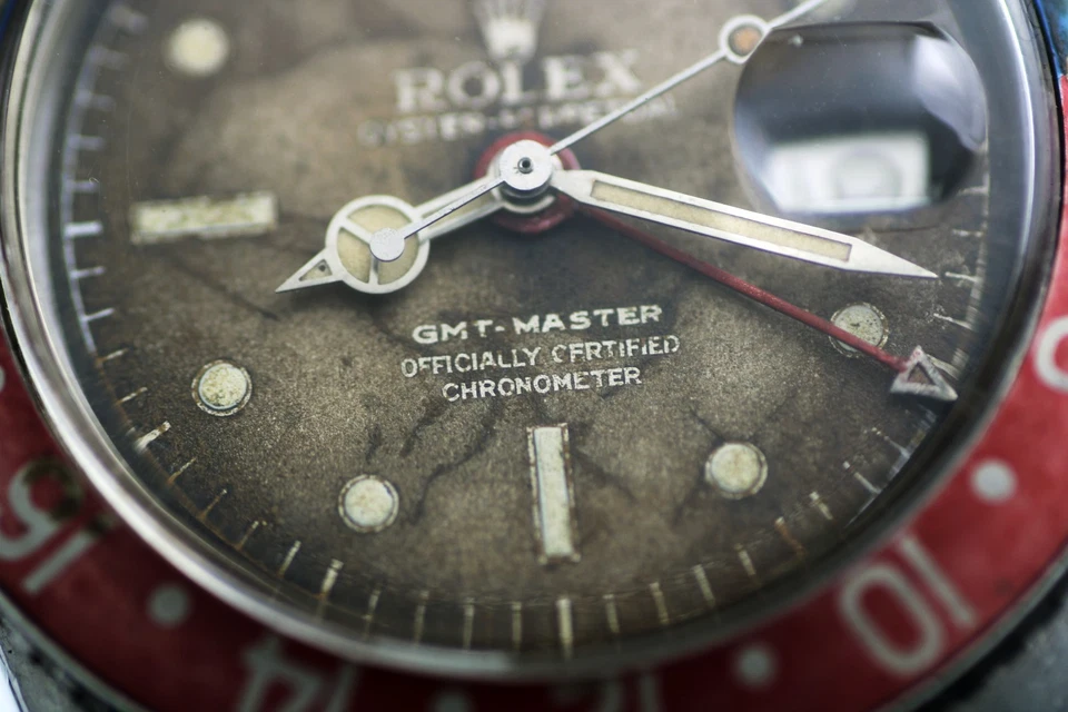 Vintage Rolex GMT Master 6542 Extremely Rare Tropical Gilt Dial 39mm Watch C1958 - Image 4 of 4