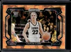 2024 Panini Prizm Draft Picks Collegiate Caitlin Clark Orange Ice RC VAR #57b