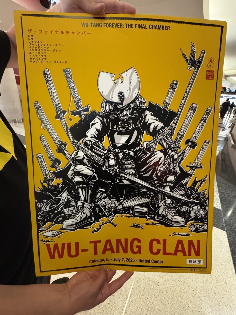Wu Tang Clan The Final Chamber Tour July 7, 2025 The Shogun Art