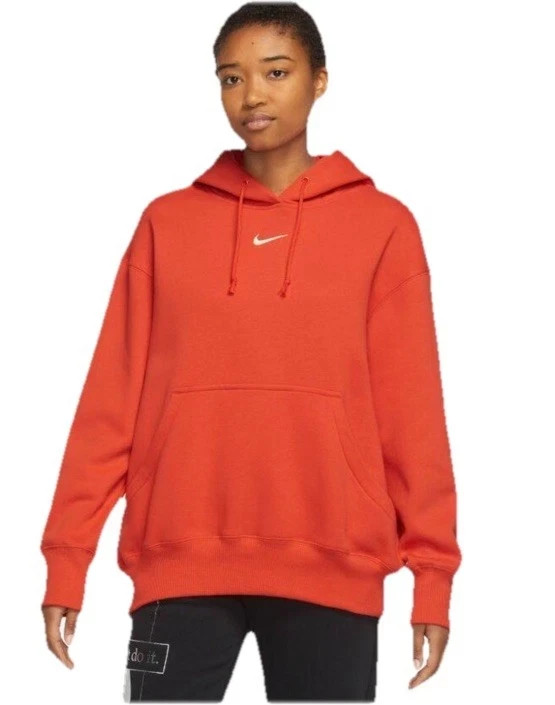 NIKE Women's NSW Phoenix Fleece Pullover Hoodie Sweatshirt Sz MED