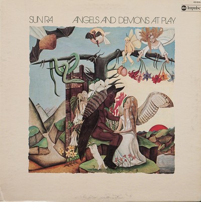 Sun Ra Angels And Demons At Play LP Album RE RM Red Vinyl Schallplatte 163