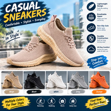 Running Shoes Sneakers Casual Men's Outdoor Athletic Jogging Sports Tennis Gym
