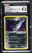DARK STEELIX CGC 9.5 REVERSE HOLO EX TEAM ROCKET RETURNS #10 - PSA 9 $2K! on eBay