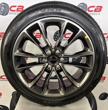 Jeep Grand Wagoneer 22 Oem Polished Charcoal Takeoff Wheels And Tires