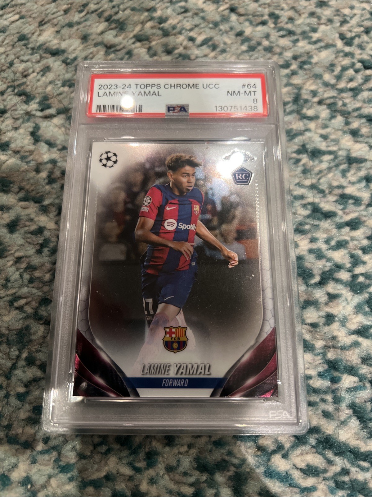 2023-24 Topps Chrome UEFA Club Competitions - Lamine Yamal #64 (RC)