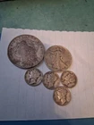 90 percent silver coin lot 1883 morgan dollar mercury dime exc.