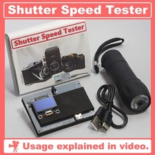 Shutter Tester w/ acc. Let's check if your camera meets film cameras standards. 