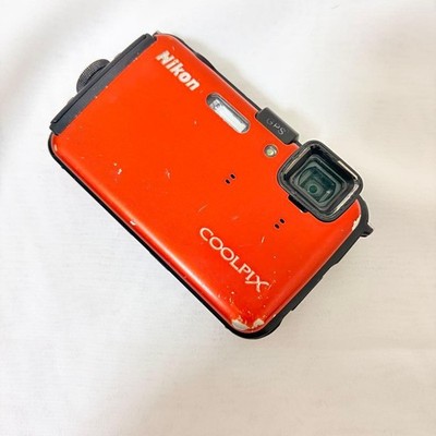 Nikon COOLPIX AW100 16.0MP Digital Camera - Orange for sale online