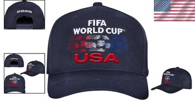 USA Soccer Fan Cap - 2026 FIFA World Cup Snapback with Raised