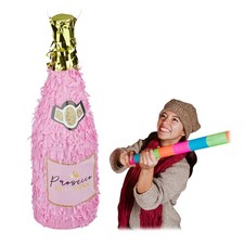 Piñata cumpleaños 51 cm 80 g Piñata botella de champán champán piñata fiesta piñata