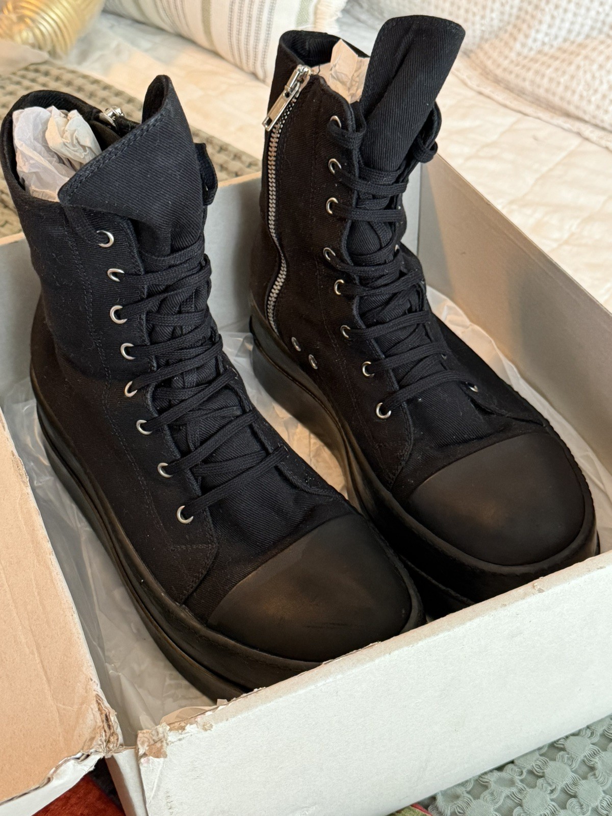 Rick Owens DRKSHDW FW25 CONCORDIANS DOUBLE BUMPER SNEAKS 