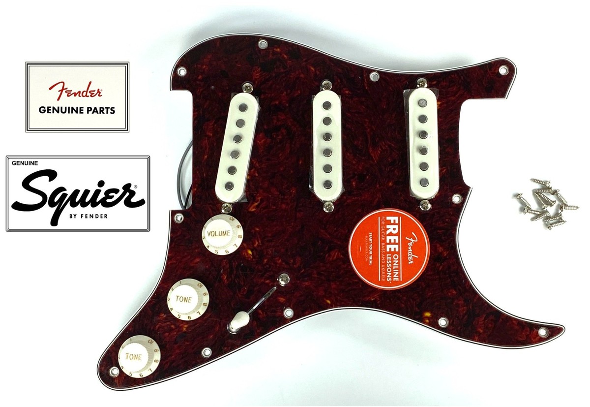 Genuine Fender Squier CLASSIC VIBE Strat LOADED SSS PICKGUARD