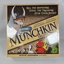 Munchkin Deluxe Card Game Steve Jackson 1st Edition 2nd Print Nov 2012 NEW