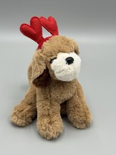 Douglas Doodle Dog Plush W/ Heart Headband 8  Stuffed Animal
