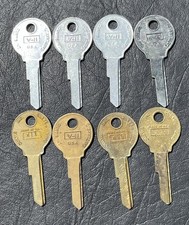 Vw Volkswagen Key Blank Curtis V-11 U61vw Lot Of 8 Pieces Uncut Porsche Beetle Vw Volkswagen Key Blank Curtis V-11 U61vw Lot Of 8 Pieces Uncut Porsche Beetle
