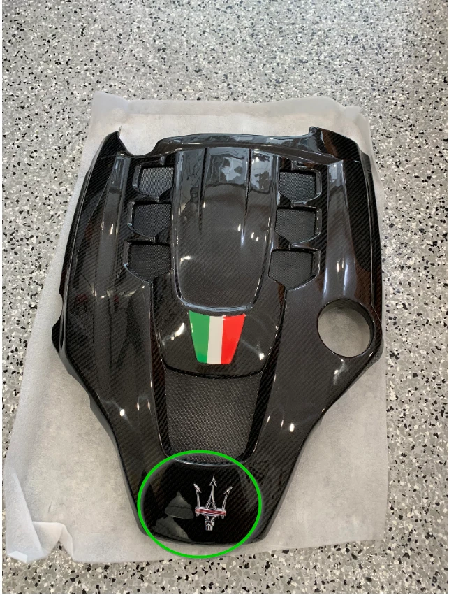 CUBIERTA MOTOR FIBRA CARBONO MASERATI GHIBLI BASE o S/LEVANTE (BASE) Foto 3 de 4