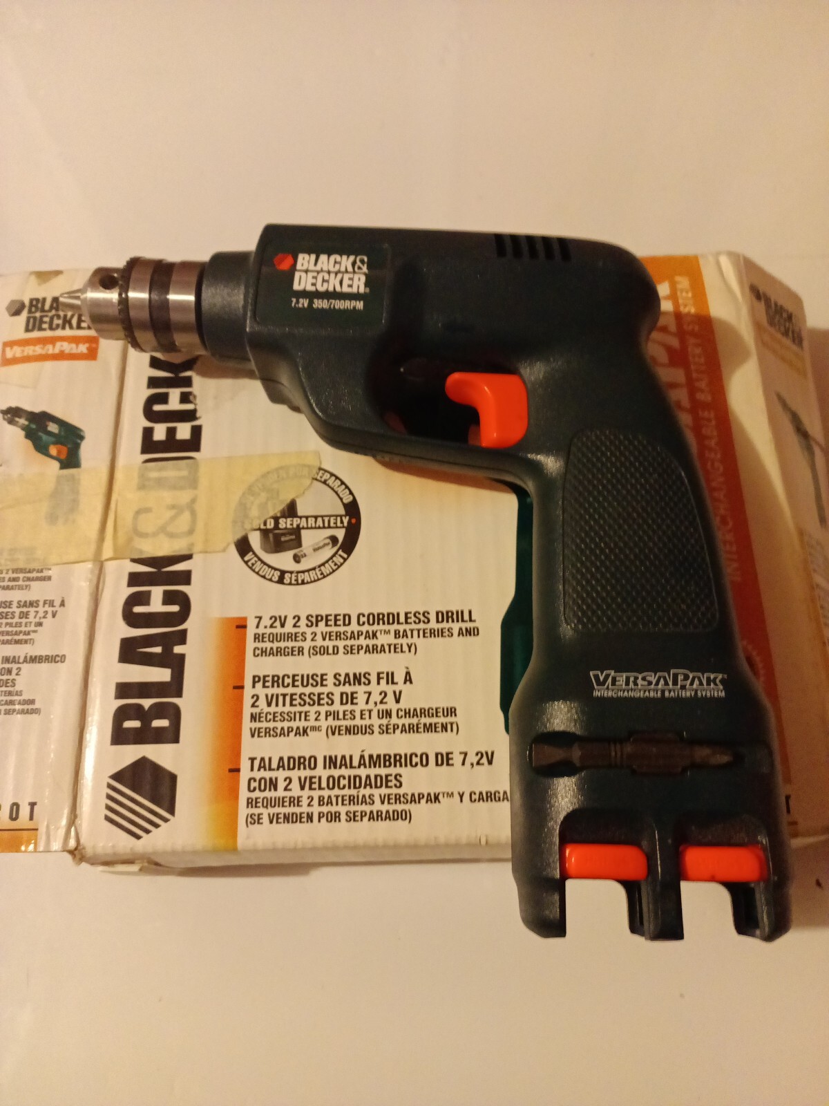Black \u0026 Decker VersaPak 7.2v Drill 