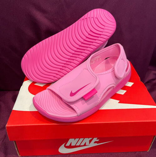 NIKE Sunray Adjust 5 V2 Pink Girl's Sandals -US: 13C- Pink DB9562 601 Big Girl