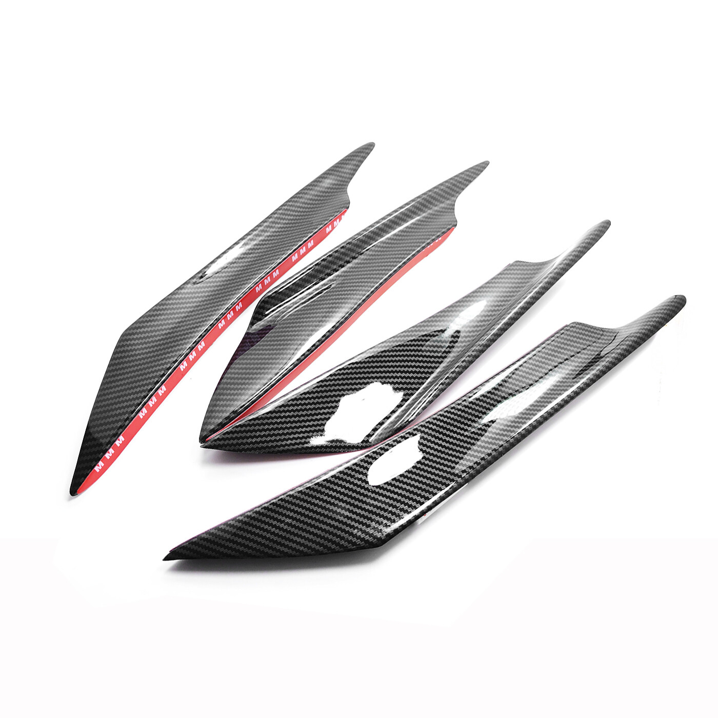 JDM Carbon Fiber Front Bumper Canard Splitter Lip for Mitsubishi Lancer