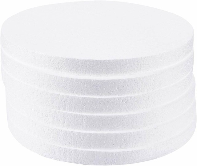 6pk Craft Foam Circle 10" Disc Round Foam Sculpture Floral Foam Arts Crafts LOT eBay