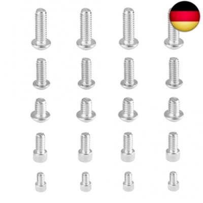 CAMVATE 1/4''-20 Stainless Steel Screw Pack Multiple Types (20 pcs,1/4''-20