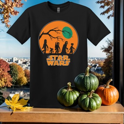 Star Wars Figuren Trick oder T-Shirt T Shirt Herren Damen Unisex Tshirt SY733