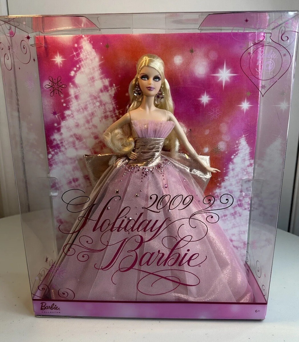 バービー ピンクのホリディ barbie(V6985 レア　クリスマス Amazon.co.jp: バービー ピンクのホリディ バービー(V6985) : おもちゃ
