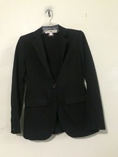 Boston Proper Smith Mary Size 0 Black Suit Jacket Formal Women Stylish