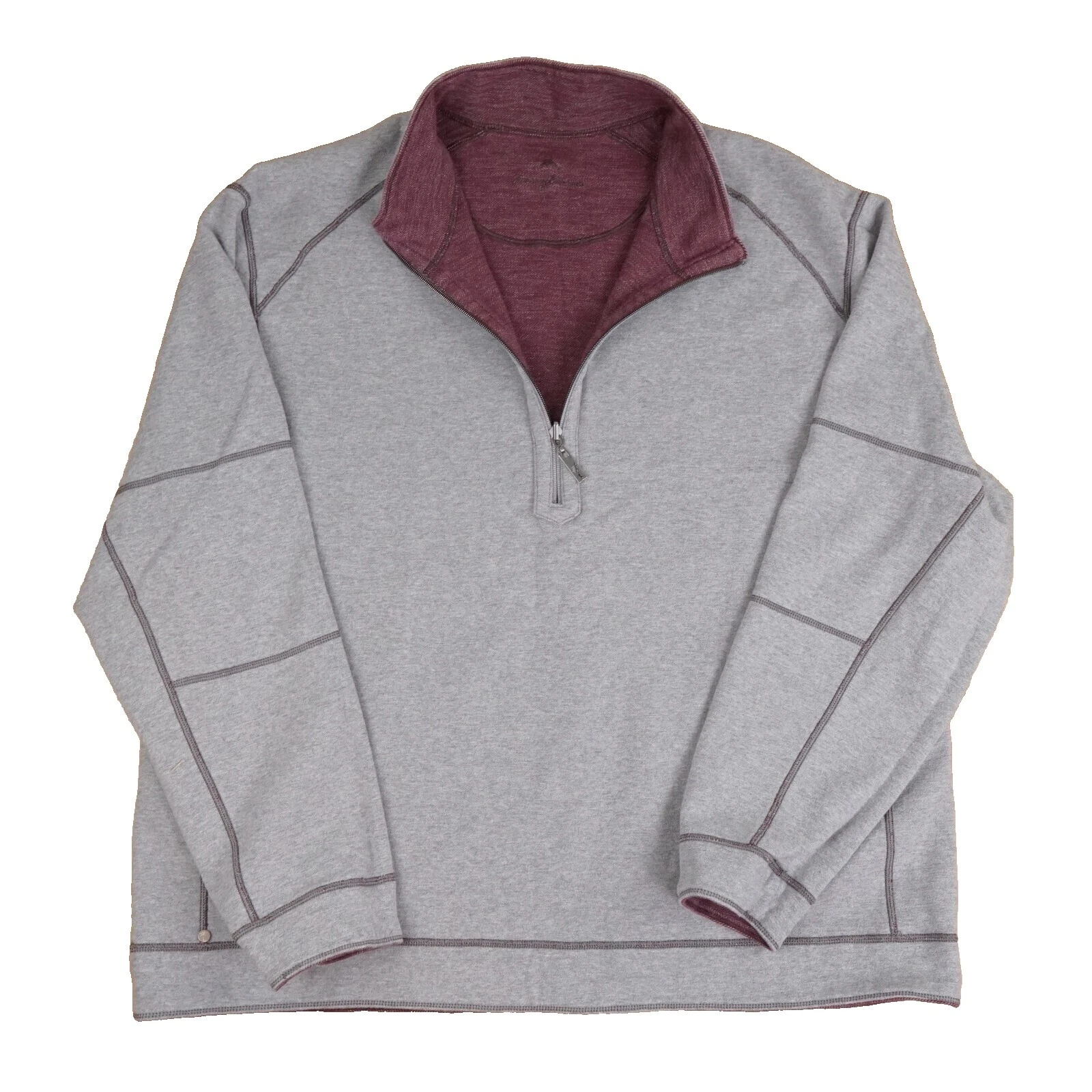 Cotton Regular Size 3XL Men's 1/2 Zip Features