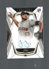 2019 Topps  Five Star- Autograph-RC- Josh James-Astros-NM+