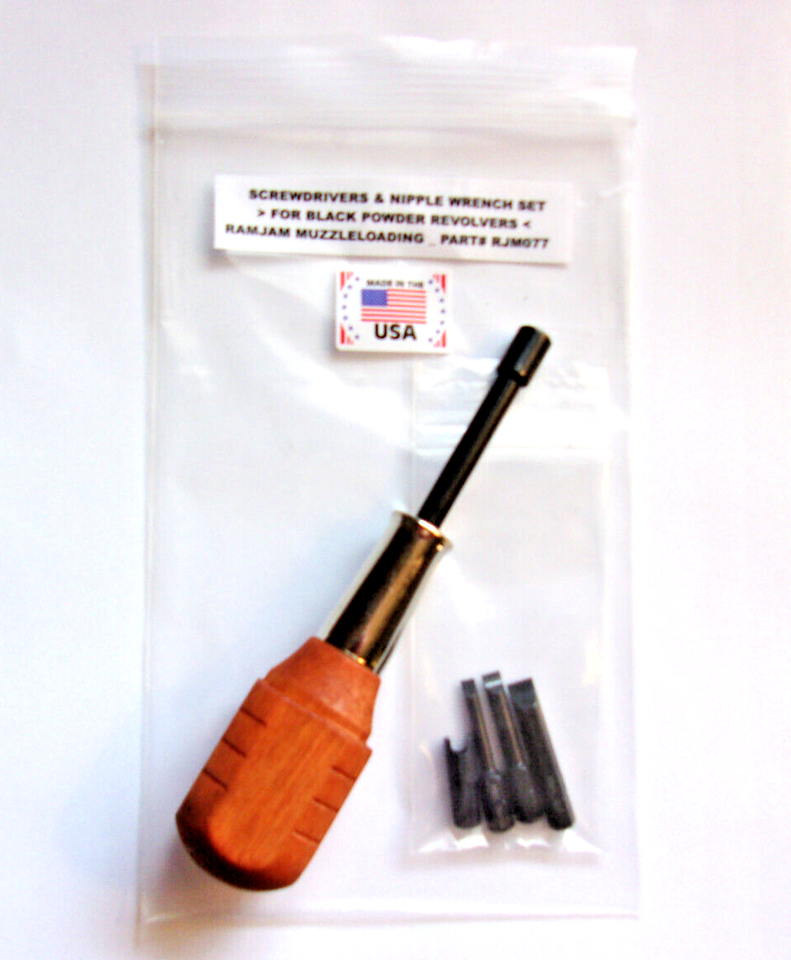 Revolver Screwdrivers & Nipple Wrench Fits Pietta Uberti & More! 1858