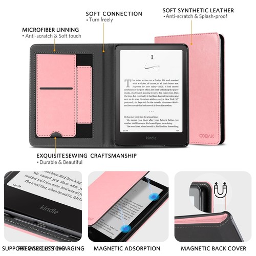 CoBak Stand Case for 7" Kindle Paperwhite 12th Gen 2024 and Kindle Colorsoft wit - Picture 3 of 6