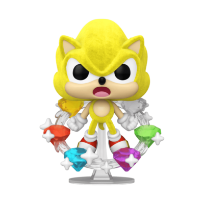 Super Sonic With Emeralds Flocked Pop! Vinyl #1059 | eBay