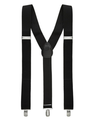 VERSTELLBARE TRÄGER HERREN UNISEX HOSE ELASTISCH Y-RÜCKEN HOSENTRÄGER METALL CLIPON