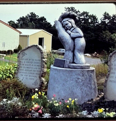 Vtg Shrine of Our Lady of the Island Manorville, NY 35mm Photo Slide Kodak Org