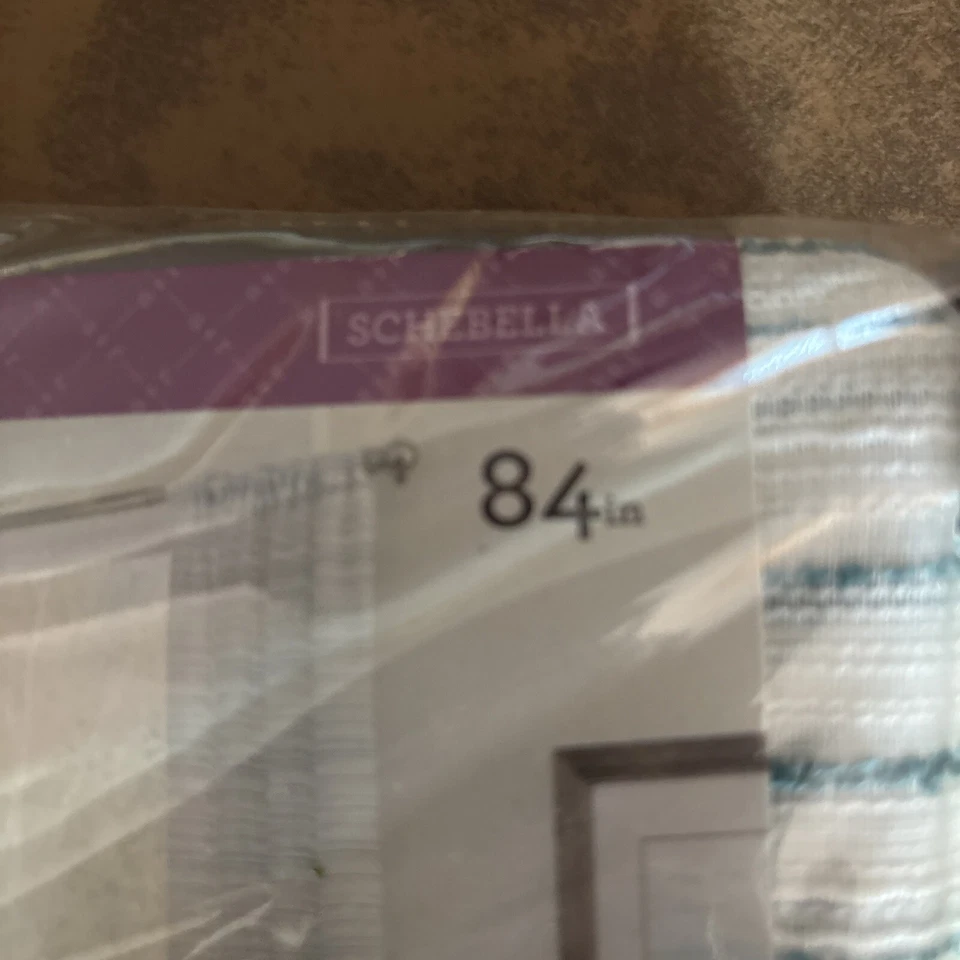 Allen + Roth Glennston 52” x 84” Teal Rod Panel de Bolsillo Cortina 3491197 Foto 3 de 4