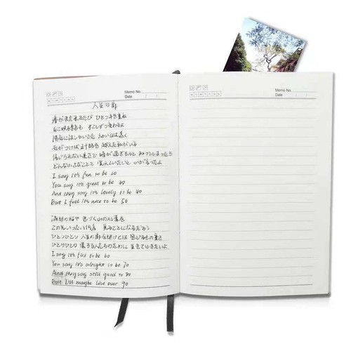 Diario de cuaderno forrado con cubierta de cuero de mármol extra grueso para escribir 720 páginas A5 - Imagen 5 de 8