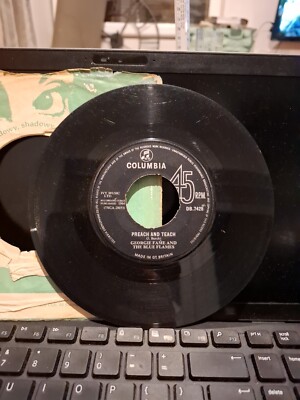 Georgie Fame Yeah Yeah 7'' Vinyl UK ORIG 1964 Columbia DB 7428 Preach And Teach