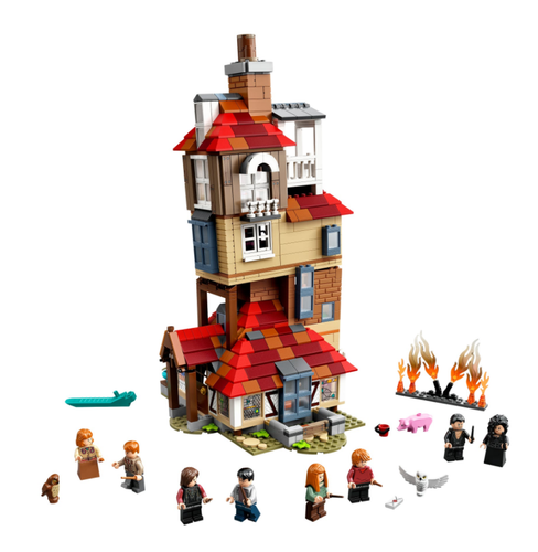 LEGO Harry Potter Attack on the Burrow Ron Weasley Dollhouse Building Set 75980 - Picture 3 of 12
