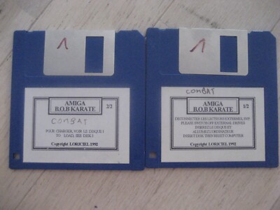Disquettes De Jeu Amiga - Lemmings - Occasion - Vintage Rétro-gaming