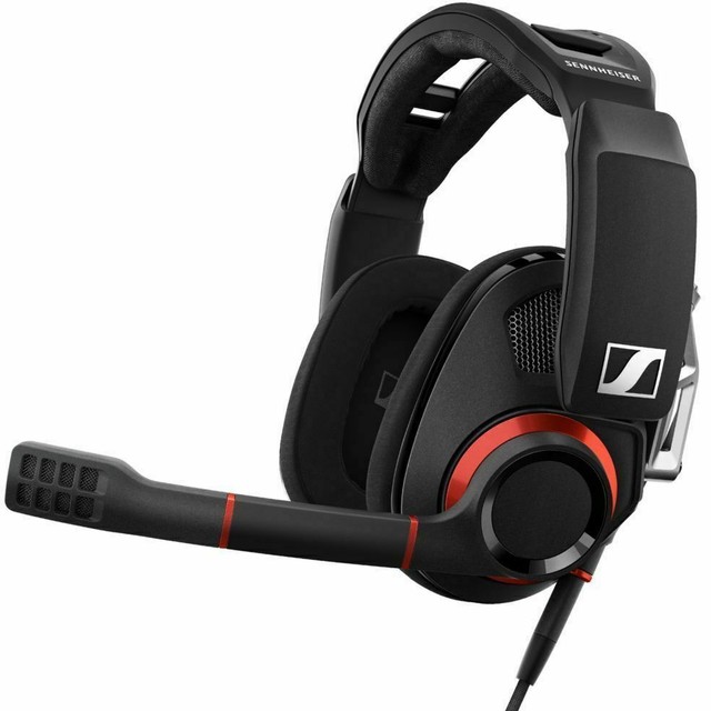 Sennheiser GSP 350 Black/Red Headband Headsets for PC for sale