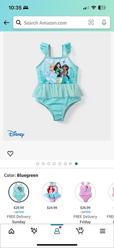 Disney Princess Bundle Girls 5-6 NWT MSRP$65 - Picture 7 of 7
