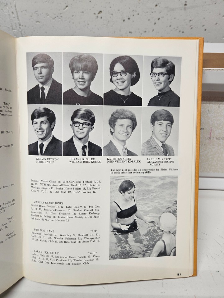 1969 Chenango Valley High School Yearbook Chenango Bridge NY orig