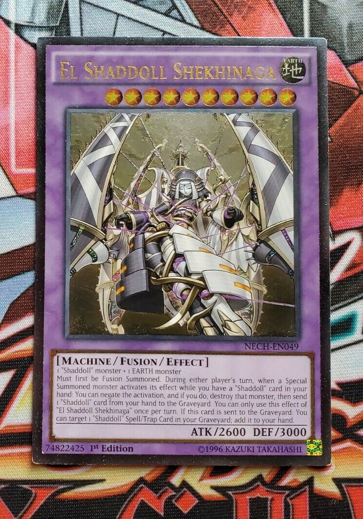Yugioh El Shaddoll Shekhinaga NECH-EN049 Ultimate Rare 1st Edition